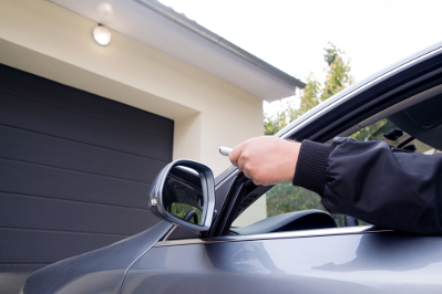 garage door opener used